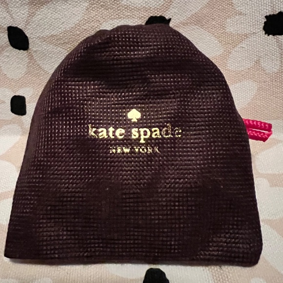 Semi-precious pink Kate Spade stud earrings - Picture 3 of 3